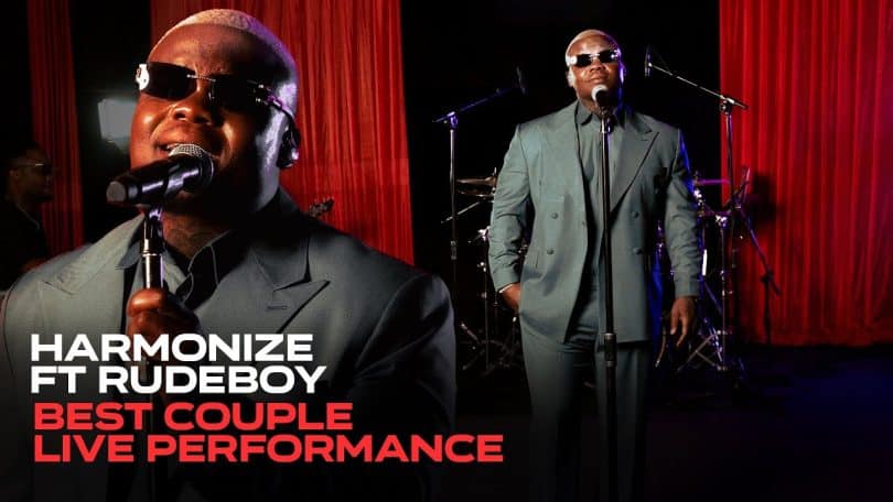 VIDEO Harmonize Ft Rudeboy – Best Couple (Live Performance)